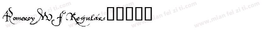 Pomeroy WF Regular字体转换